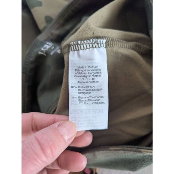 J. Crew Printed‎ Cropped Everyday Leggings Set of 2 XS camo leopard print NWTs - Picture 6 of 7